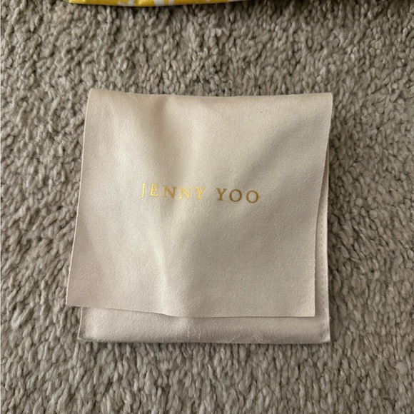 Jenny Yoo Vivian CZ + Pearl Drop Earring - Picture 7 of 7